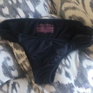 Black bathing suit bottoms